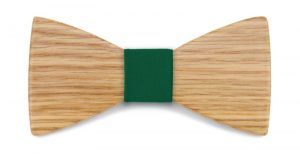 pajarita-de-madera-verde
