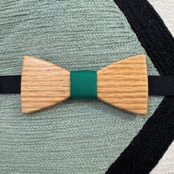 pajarita-madera-verde