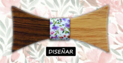 pajarita-de-madera-inversa-flores